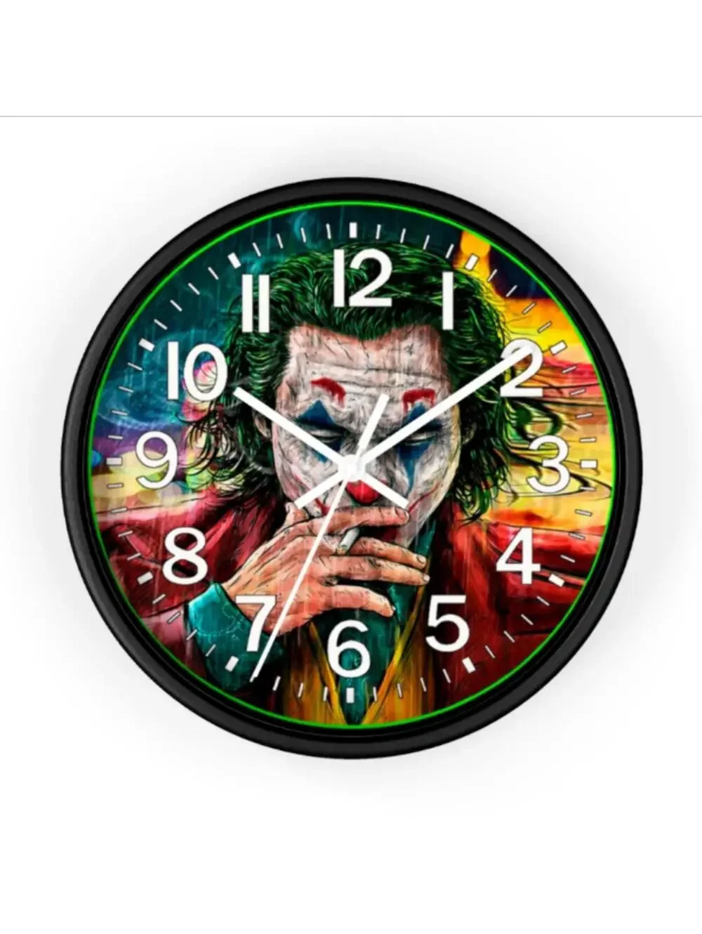 The Joker Batman Glow In The Dark Wall Clock New!